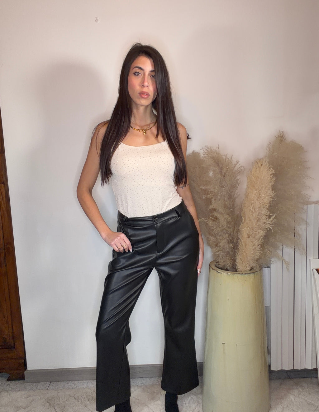 Pantaloni Similpelle